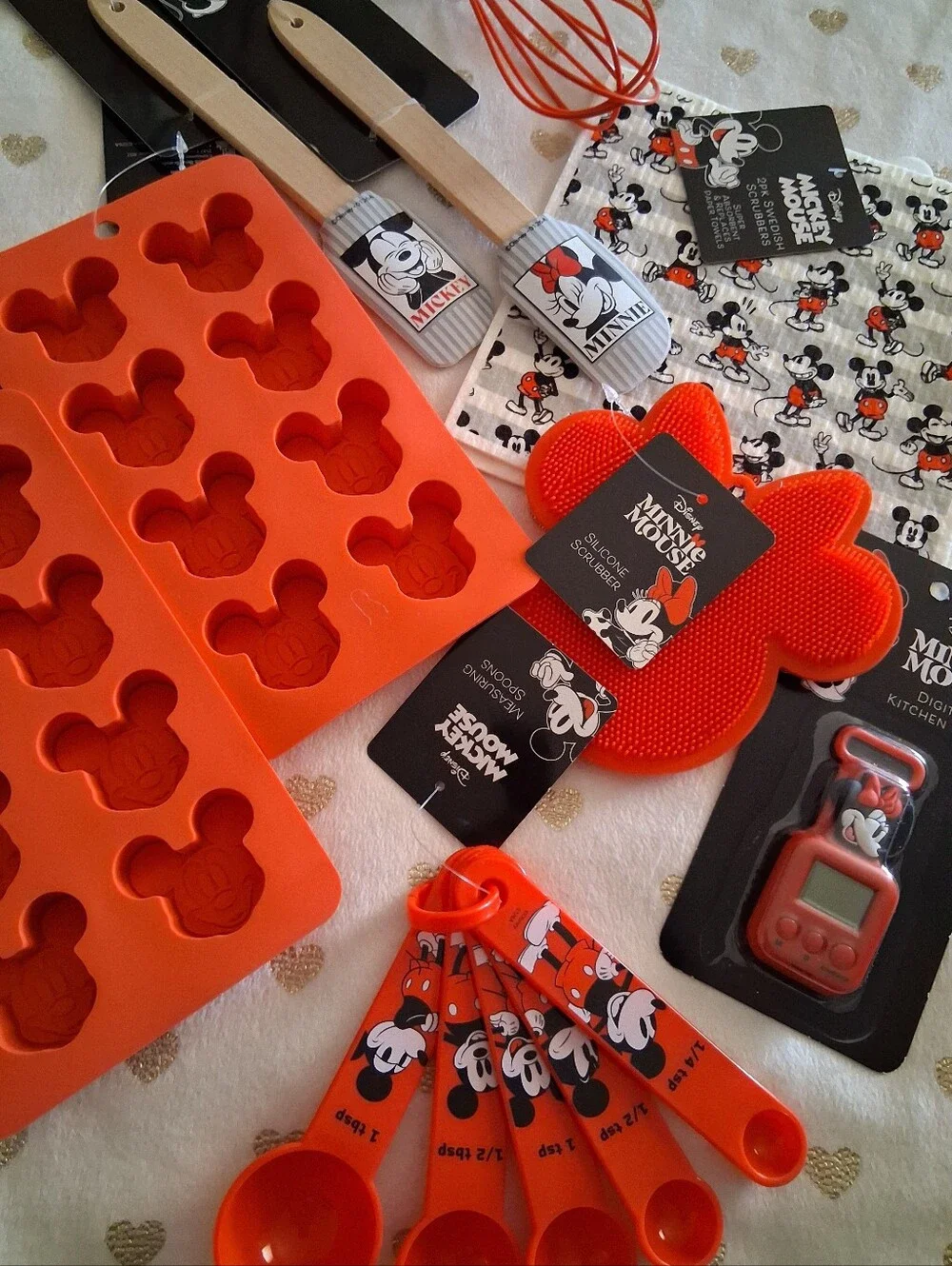 *NWT* Disney Mickey & Minnie Mouse Kitchen Accessories Set